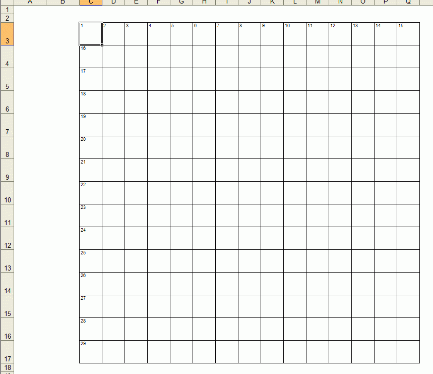 Crossword Template Daily Dose Of Excel - Easy Crossword Templates Excel