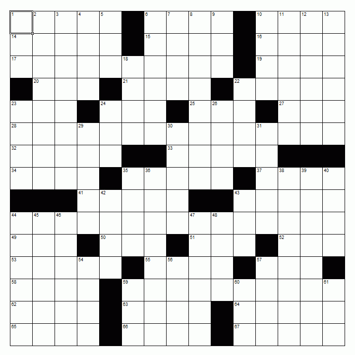 Crossword Template Daily Dose Of Excel - Easy Crossword Templates Excel