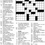 Usa Today Crossword Printable Crossword Puzzles Free Printable  - Easy Crossword Usa Today