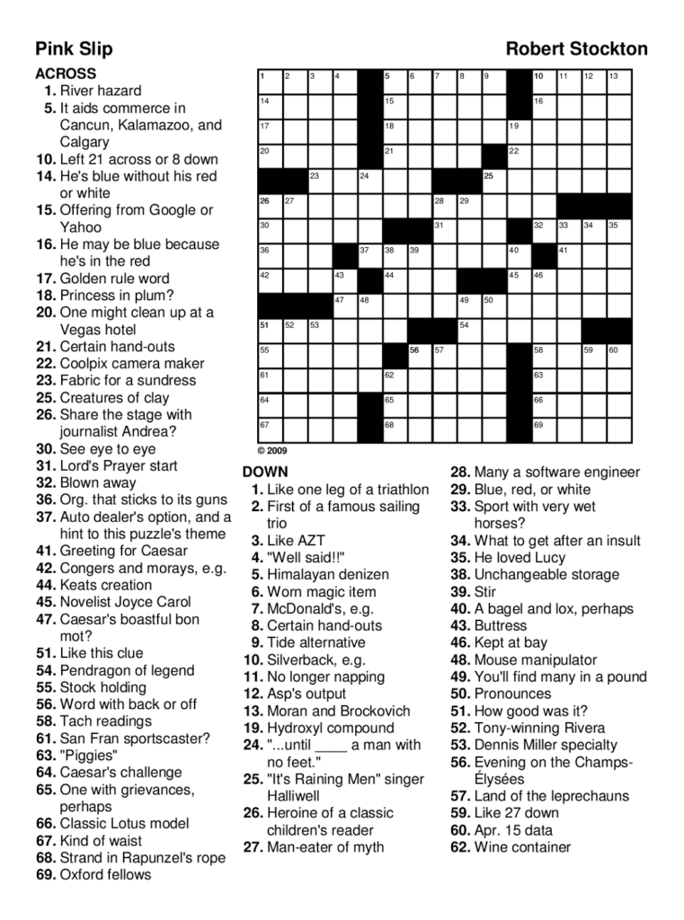 Fun Easy Crossword Puzzles For Seniors 101 Activity - Easy Crosswords For Seniors Your Life Choices