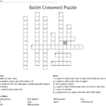 Dance Trivia Crossword WordMint - Easy Dance Crossword