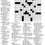 Easy Crossword Puzzles For Seniors Large Printable Crossword Puzzles  - Easy Does It Crosswords