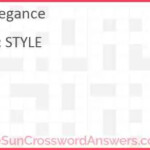 Elegance Crossword Clue TheSunCrosswordAnswers co uk - Easy Elegance Crossword Clue