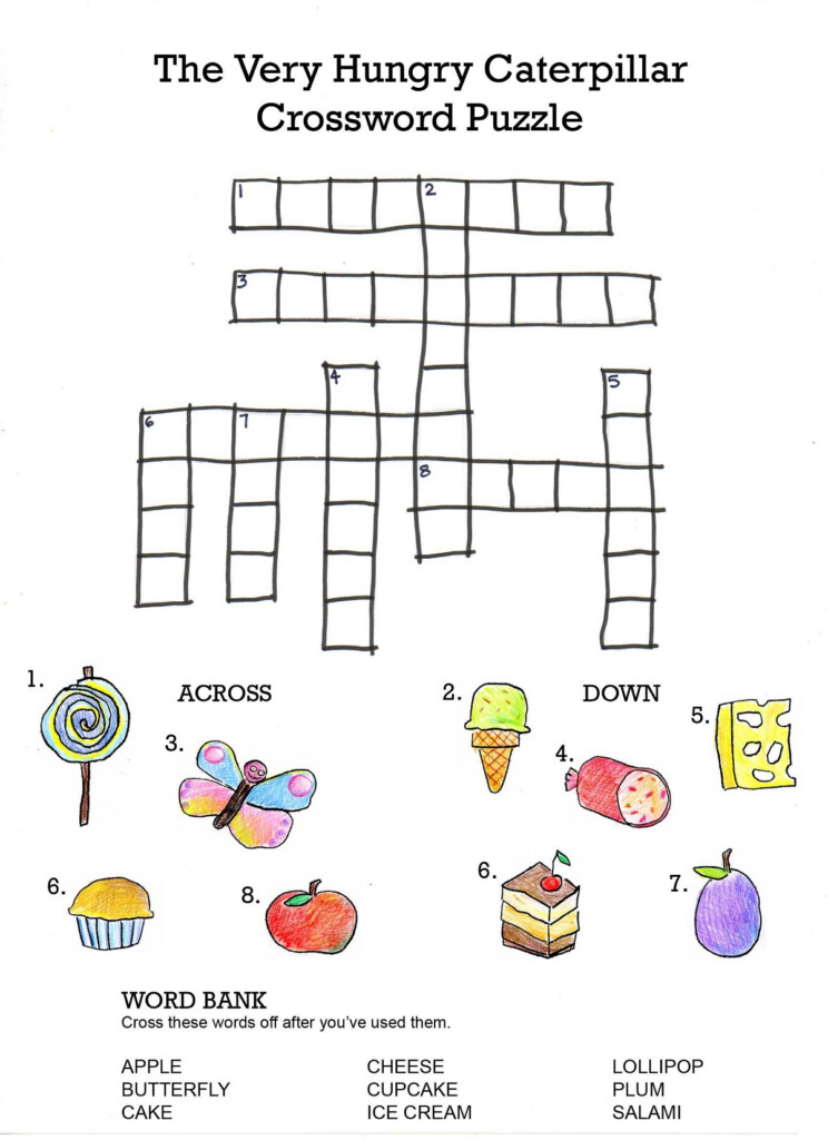 Very Easy Crossword Puzzles Fun 101 Printable - Easy English Crossword Puzzles Printable
