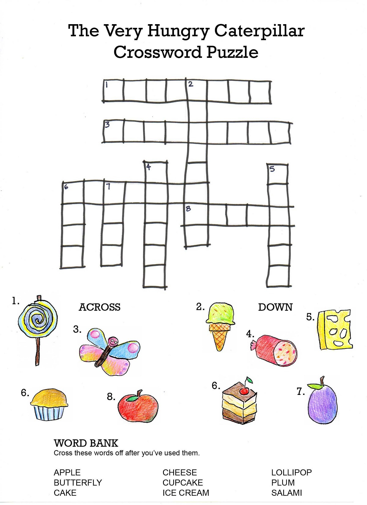 Very Easy Crossword Puzzles Fun 101 Printable - Easy English Crossword Puzzles Printable