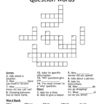 Question Words Crossword WordMint - Easy Exam Question Crossword