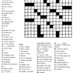 Easy Crossword Puzzles Printable Daily Template - Easy Free Daily Crosswords Printable