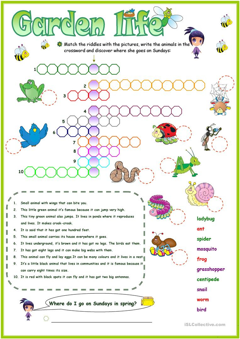 Printable Gardening Crossword Puzzle Printable Crossword Puzzles - Easy Gardening Crossword Puzzles