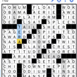 The New York Times Crossword Puzzle Solved Wednesday s New York Times  - Easy Going Crossword Clue Nyt