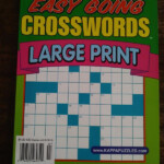 Kappa Easy Going Crosswords LARGE PRINT July 2019 For Sale In Lake  - Easy Going Jogger Crossword