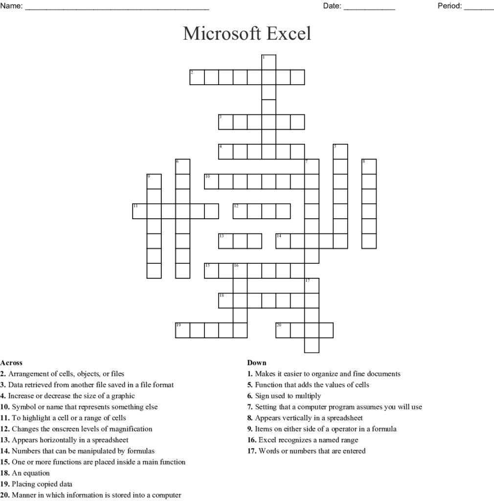 Column Type Crossword Puzzle Clue Printablecrosswordpuzzlesfree - Easy Going Permissive Crossword Clue