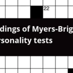 Findings Of Myers Briggs Personality Tests Crossword Clue - Easy Going Personality Crossword Clue