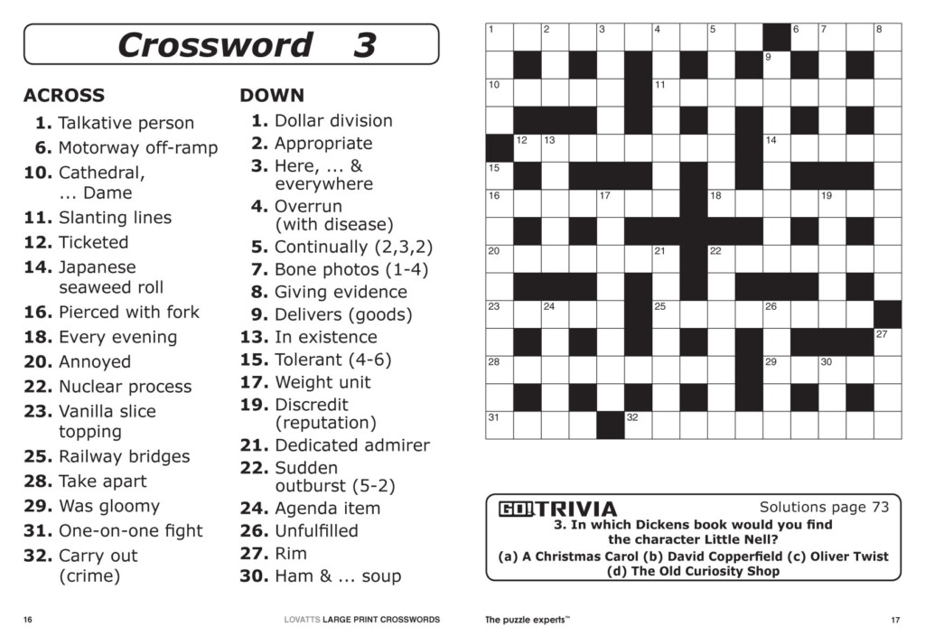 Printable Crossword Puzzle For 8 Year Old Printable Crossword Puzzles - Easy Going Sort Crossword Clue