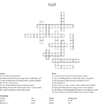 Golf Crosswords Word Searches Bingo Cards WordMint - Easy Golf Putt Crossword