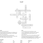 Golf Crosswords Word Searches Bingo Cards WordMint - Easy Golf Shot Crossword