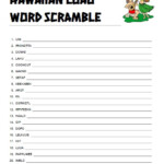 Word Jumble That Scrambled Word Game In Newspaper - Easy Hawaii Crosswords