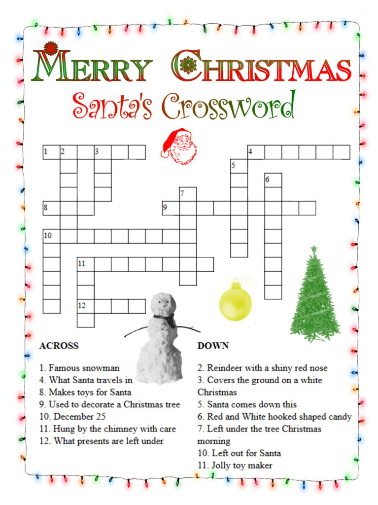 Easy Holiday Crossword Puzzles Printable Emma Crossword Puzzles - Easy Holiday Crosswords