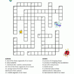 Insects Crossword For Kids Word Puzzles For Kids Free Printable  - Easy Insect Crossword Puzzle