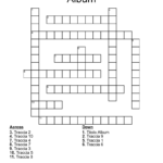 Album Crossword WordMint - Easy It Album Crossword