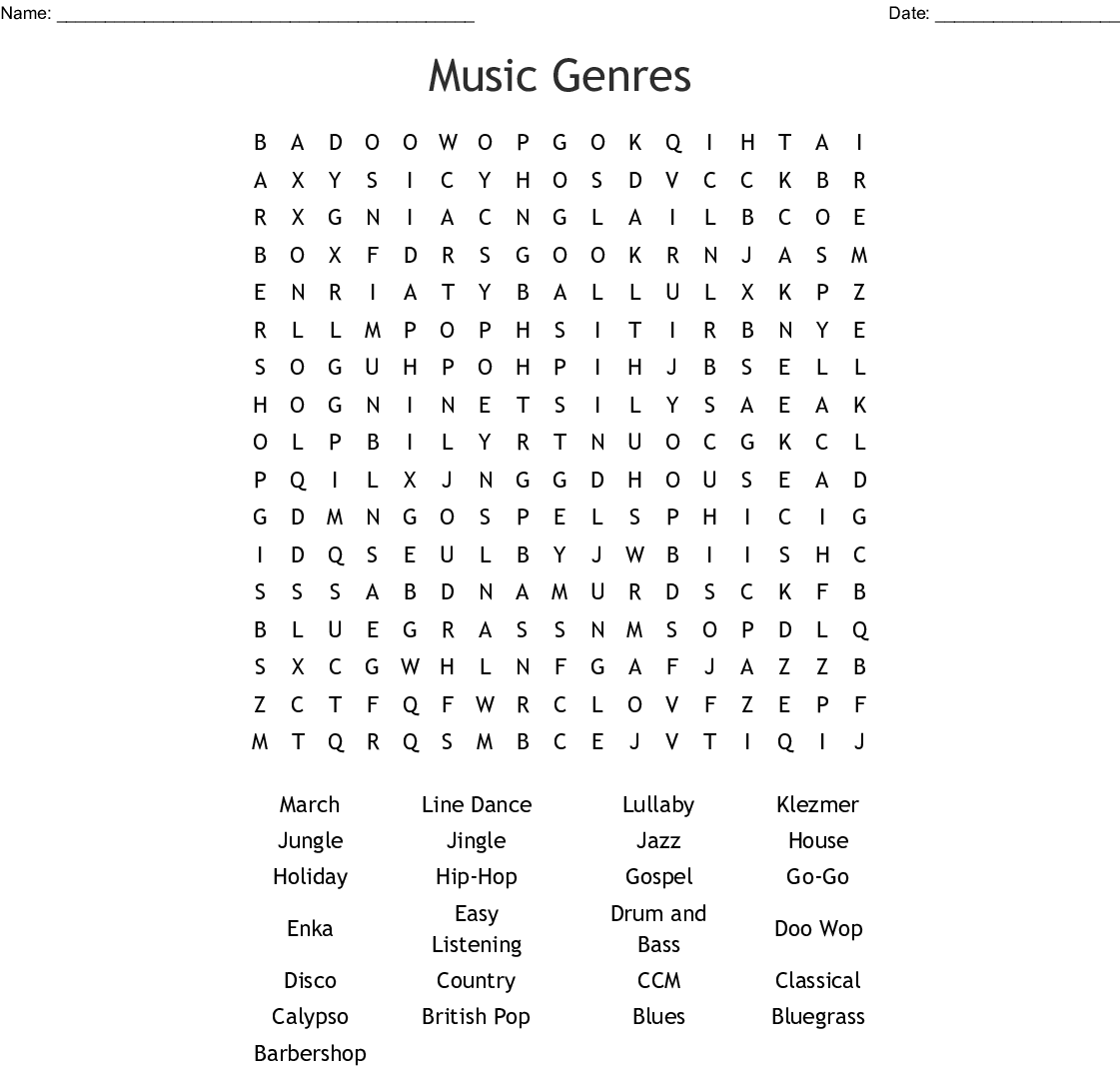 Electronic Dance Music Genre Crossword Clue - Easy Listening Music Genre Crossword