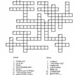 Make Your Own Crossword Puzzle Free Printable Printable Crossword Puzzles - Easy Make Your Own Crossword Puzzles