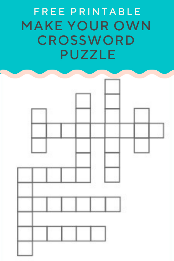 Create Your Own Crossword Puzzle Printable Printable Crossword Puzzles - Easy Make Your Own Crossword Puzzles