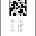 Math Crossword Puzzle Answer Key How To Do This - Easy Maths Crosswords With Answers