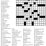 Printable Crossword Puzzles Easy To Medium Printable Crossword Puzzles - Easy Medium Hard Crossword Puzzles