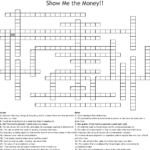 Printable Crossword Puzzle Money Printable Crossword Puzzles - Easy Money Crossword