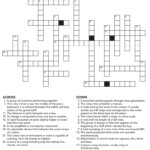 Crossword Puzzles For Adults Best Coloring Pages For Kids - Easy Music Crossword P