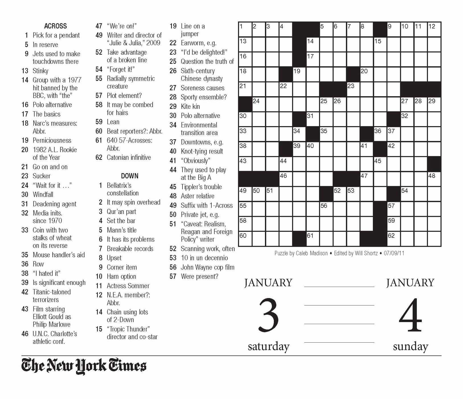 Free Printable Crossword Puzzles Ny Free Printable Ny Times Crossword  - Easy New York Times Crossword Printable