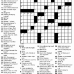 Daily Crossword Puzzle Printable Rtrs online Printable Crossword  - Easy Newspaper Crossword Puzzles