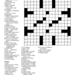 Printable Newspaper Crossword Puzzles For Free - Easy Newspaper Crossword Puzzles
