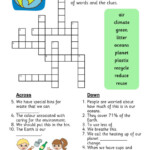 Earth Day Crossword - Easy On The Ears Crossword