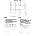 Earth Day Crossword Puzzle Have Fun Teaching - Easy On The Ears Crossword