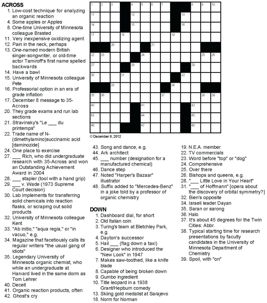 Printable Crossword Puzzles For Teens Printable Crossword Puzzles - Easy Online Crossword Puzzles For Teenagers