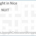 Night In Nice Crossword Clue ThomasJosephCrosswordAnswers - Easy Putts Crossword