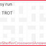 Easy Run Crossword Clue EugeneShefferCrosswordAnswers - Easy Run Crossword