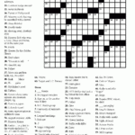 Free Printable Crossword Puzzles For Adults Free Printable - Easy Schedule Bard-style Crossword