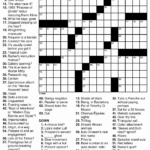 Free Printable Crosswords Medium Free Printable - Easy Schedule Bard-style Crossword