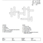 Spring Crossword Puzzle Free Printable - Easy Spring Crossword Puzzle