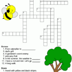 Summer Crossword From DLTK Crossword Puzzles Kids Crossword Puzzles  - Easy Stride Crossword Puzzle Clue