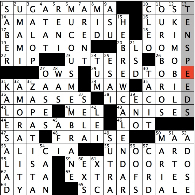 Rex Parker Does The NYT Crossword Puzzle Soviet Workers Group SAT 6  - Easy Stride Crossword