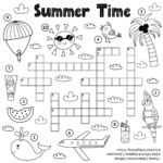 Fun Crossword Puzzles For Kids To Print Drama Club For Kids - Easy Summer Crossword Puzzles