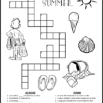 Summer Crossword Puzzles For Kids Word Puzzles For Kids Free  - Easy Summer Crossword Puzzles