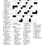 Free Printable Sunday Crossword Puzzles Los Angeles Times Sunday  - Easy Sunday Crossword