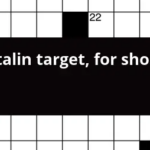 Ritalin Target For Short Crossword Clue - Easy Target Crossword Clue 7 4