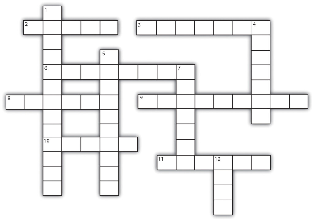 9 Blank Crossword Puzzle Template Template Free Download - Easy Task 6 4 Crossword Clue