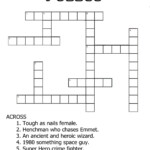 Easy Crossword Puzzles Template Blowout - Easy Task Crossword