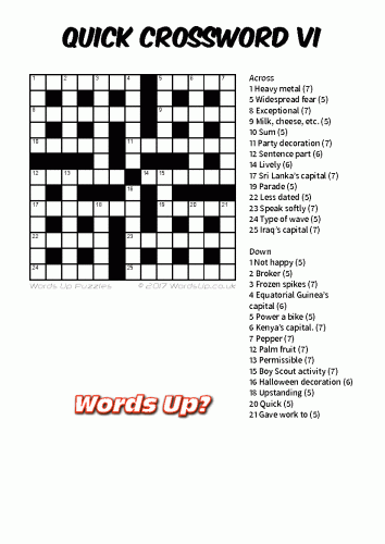 55 Free Quick Crosswords Daily Crossword Clue - Easy Task Crossword Clue 6 4